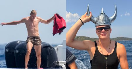 Erling Haaland świętuje 26. urodziny podczas imprezy w stylu wikingów na jachcie w Saint-Tropez (ZDJĘCIA)
