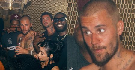 "Zmęczony" Justin Bieber świeci gołą klatą w klubie. Hailey nie wpadła...