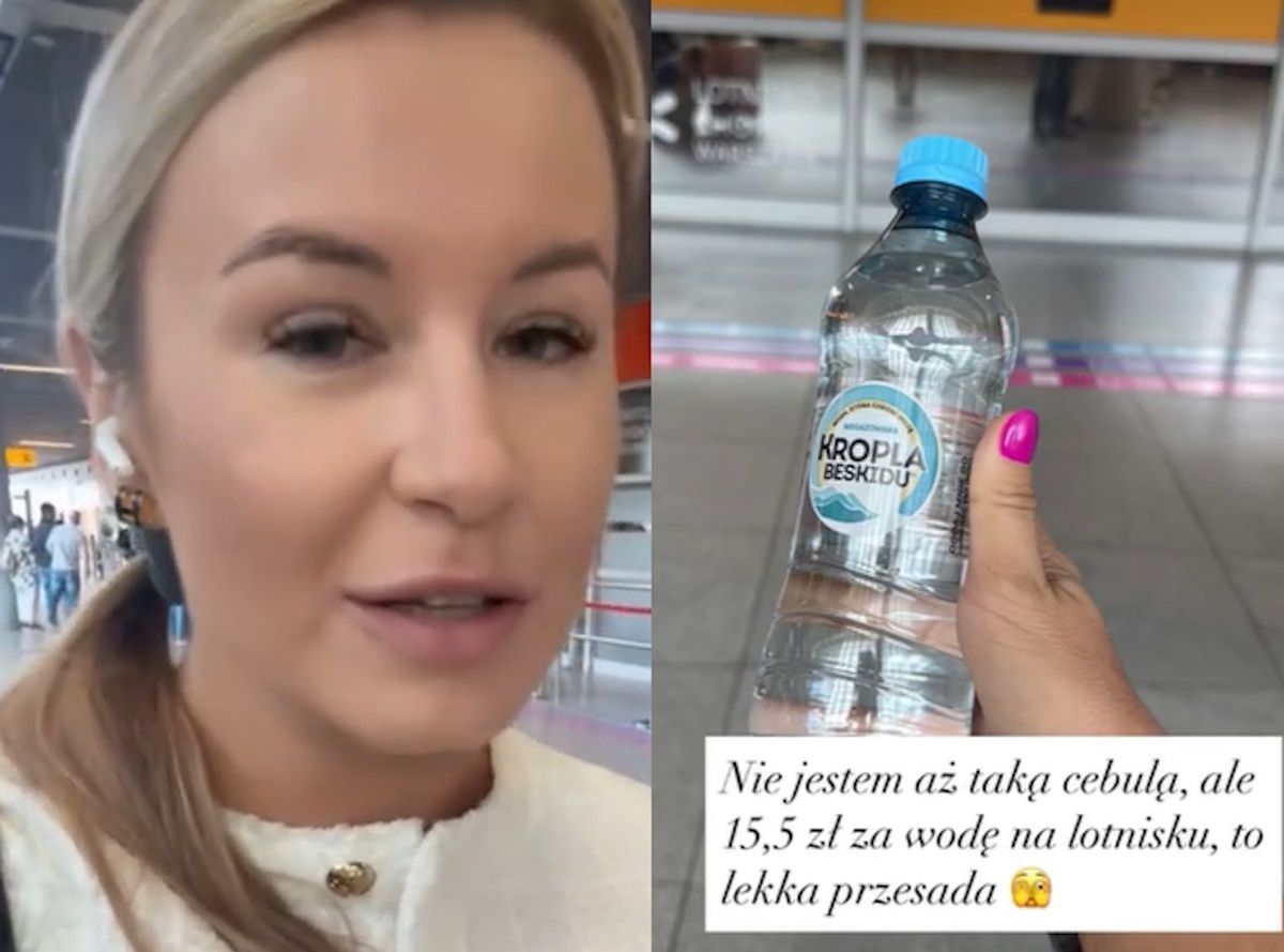 Kupiła małą wodę na lotnisku. "W Polsce odlecieli już dawno z cenami"