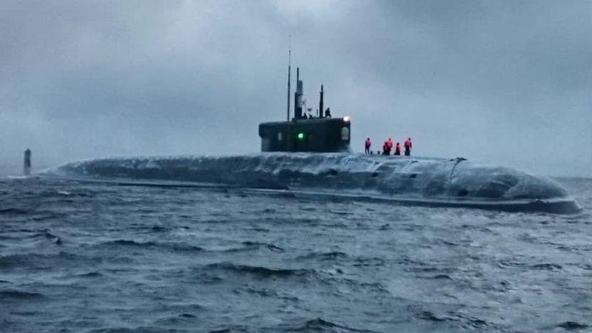 Submarine Kniaź Władimir of the Borei class