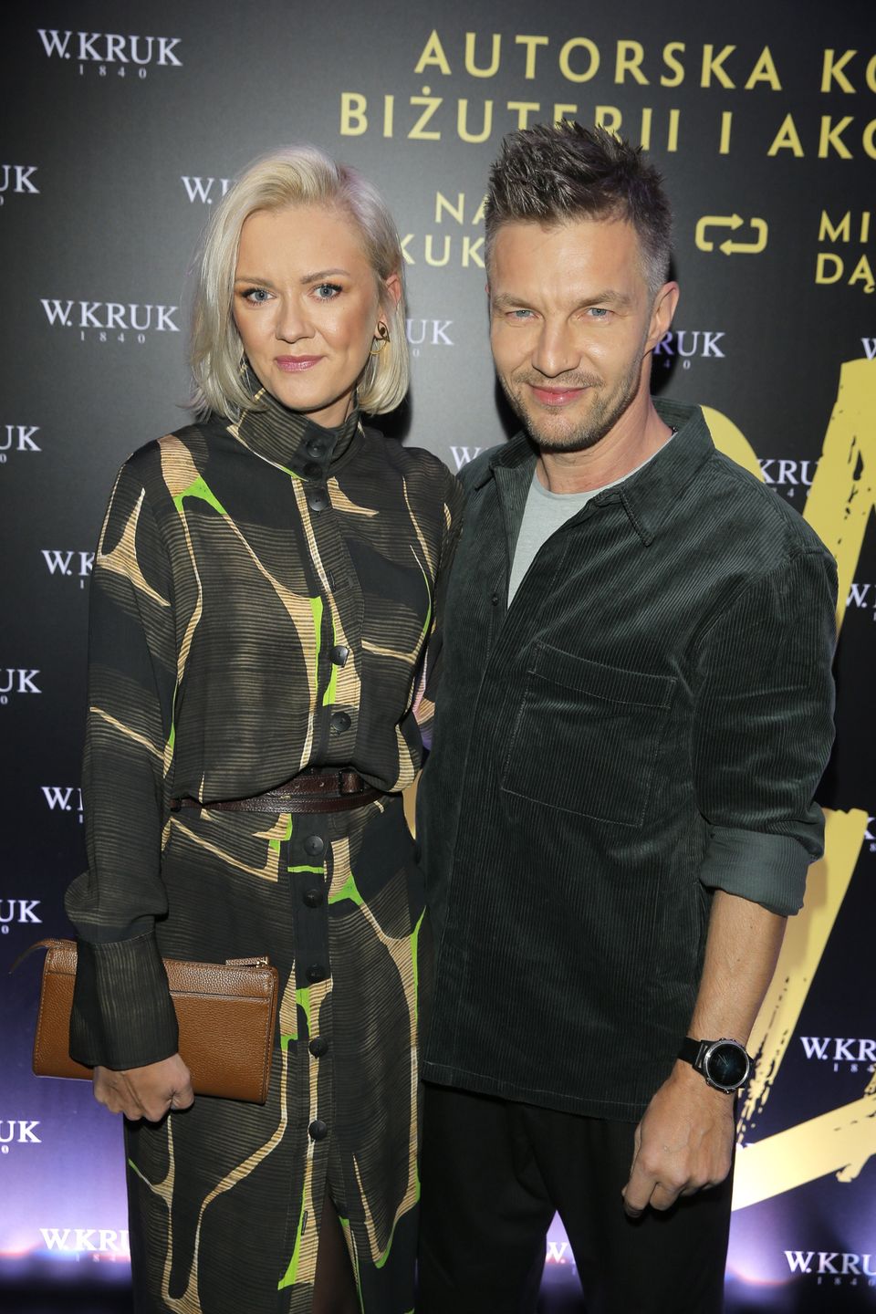 Adam Sztaba z żoną Agnieszką Dranikowską 