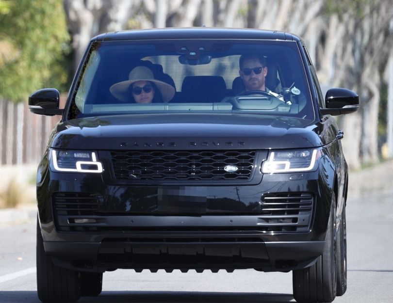 Książę Harry i Meghan Markle przyłapani podczas samochodowej przejażdżki po Santa Barbara