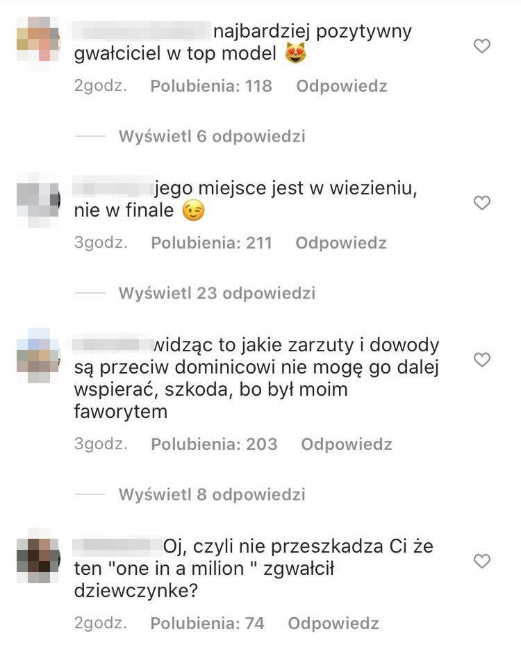 Internauci żądają usunięcia Dominica D'Angelica z programu