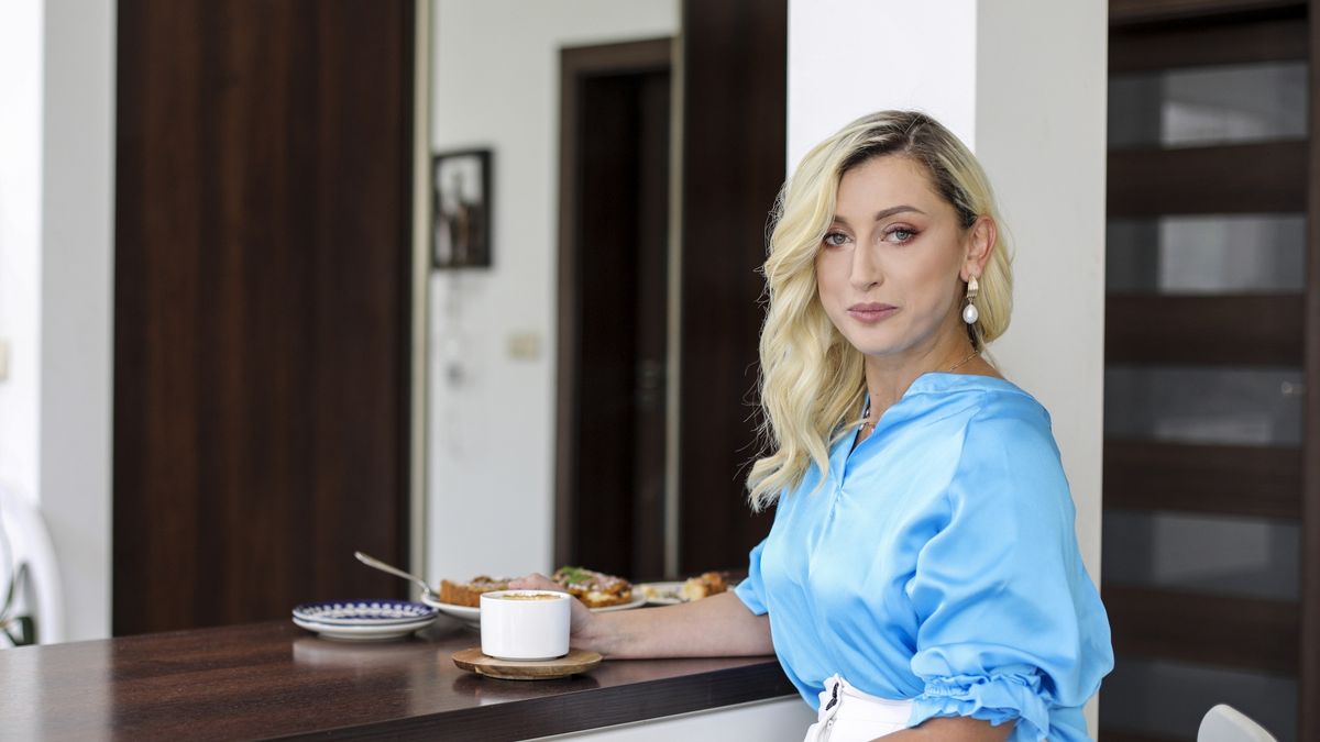 Justyna Żyła pracuje nad książką kulinarną, fot. AKPA