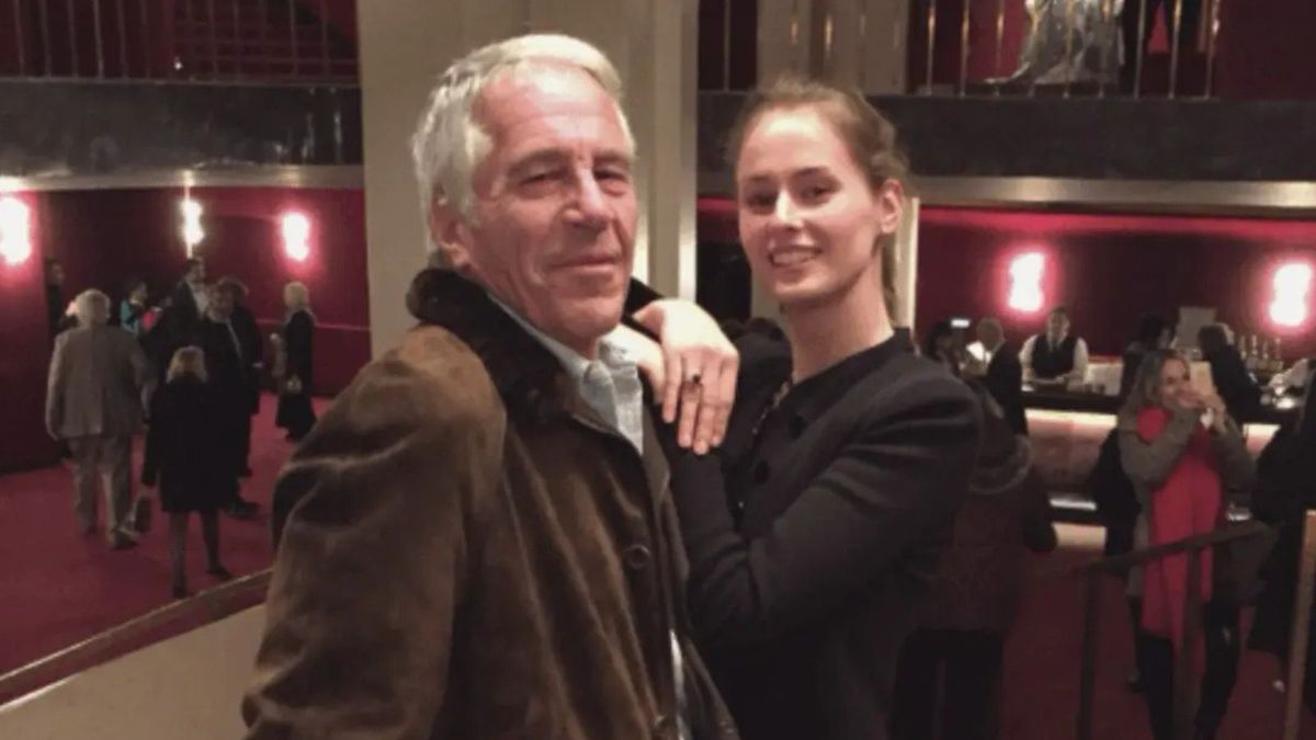 Jeffrey Epstein z Karyną Shuliak