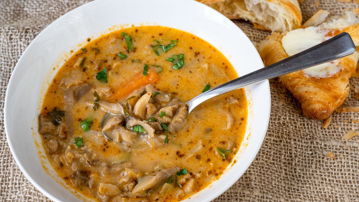 Flaczki z boczniaków