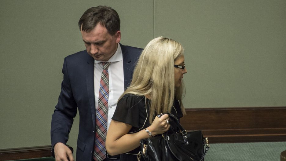 Zbigniew Ziobro i Małgorzata Wassermann