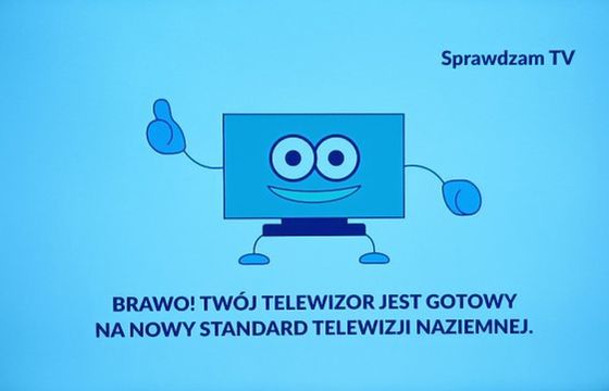 Plansza Sprawdzam TV o DVB-T2/HEVC zniknęła. TVP: Naturalne posunięcie
