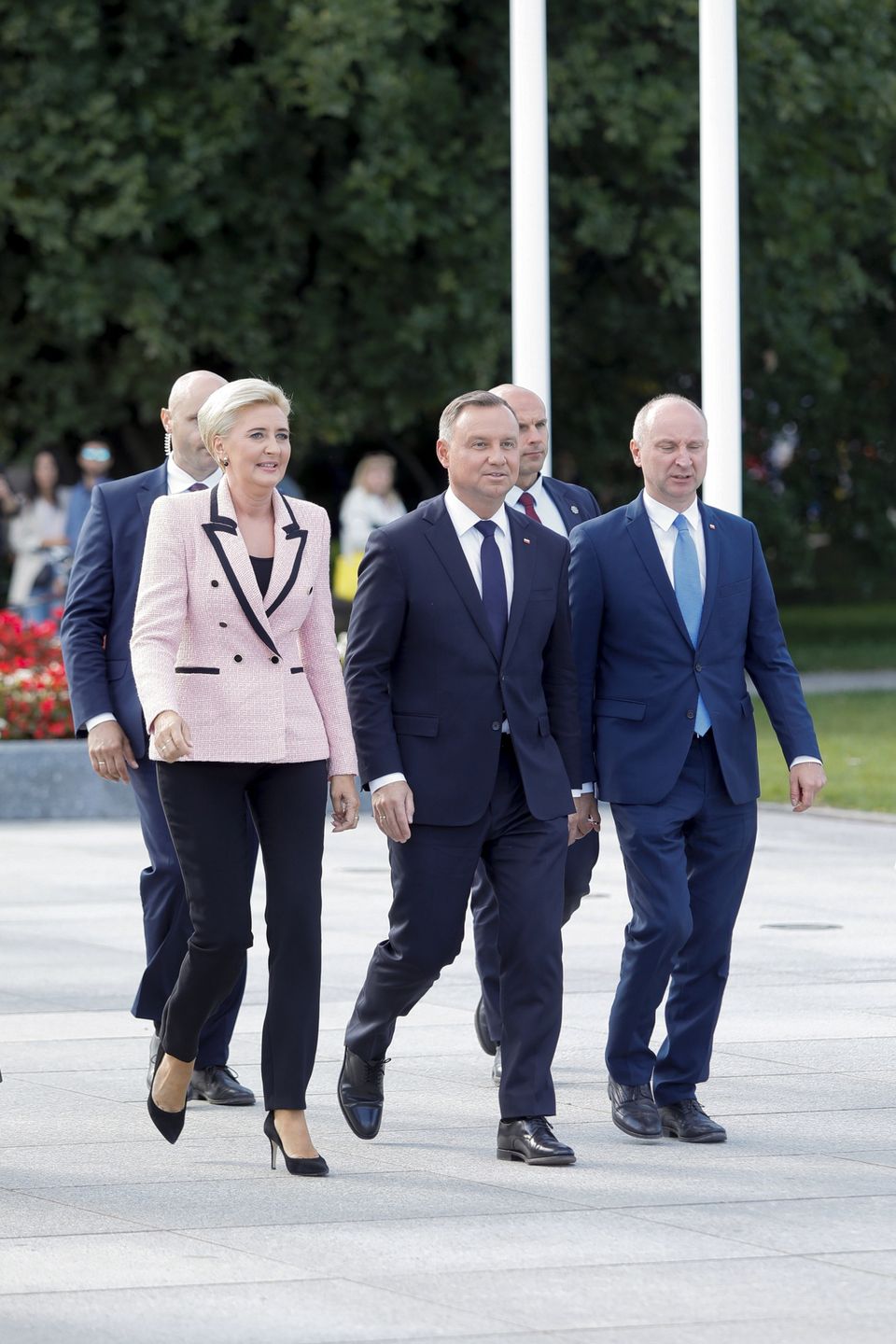 Andrzej Duda i Agata Kornhauser-Duda 