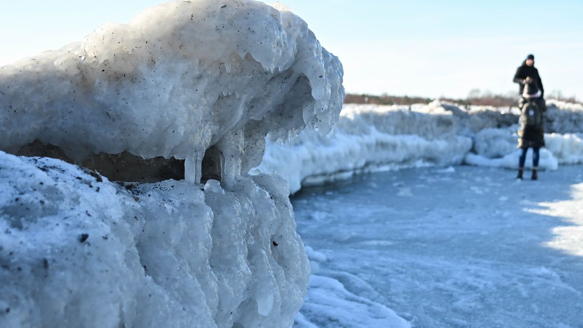 Lód na Bałtyku