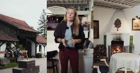 Tak mieszka Karolina Ferenstein-Kraśko w Gałkowie: konne dekoracje, przytulny kącik przy kominku i gablota z pucharami