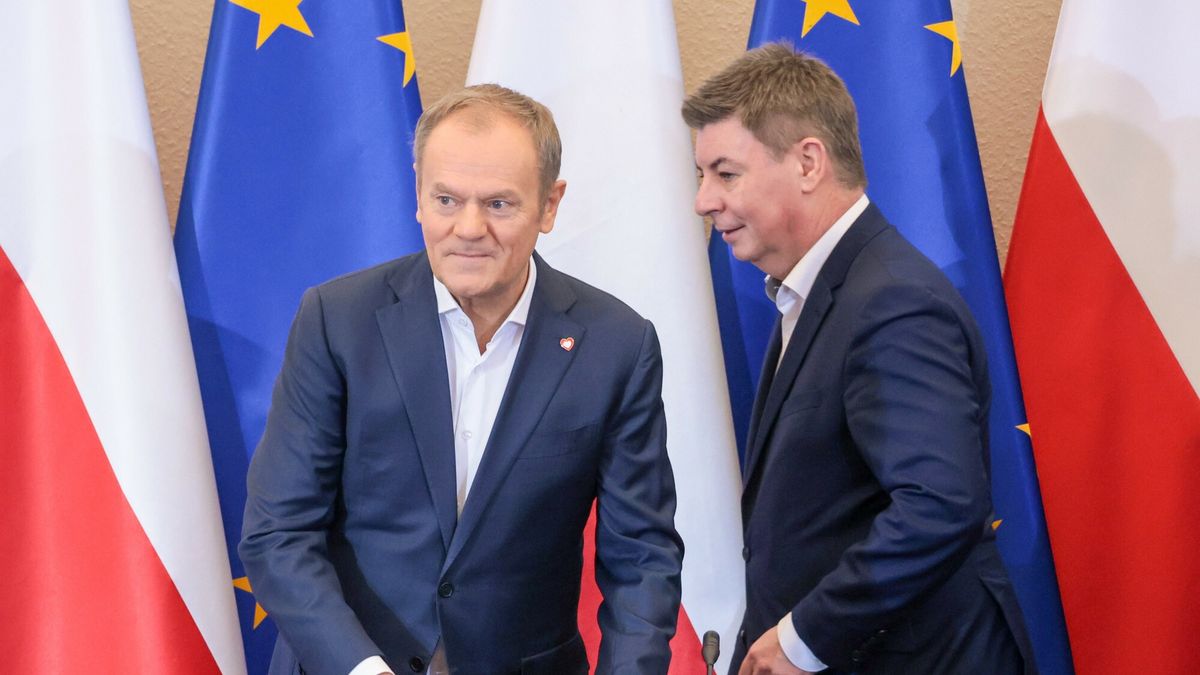 Donald Tusk i Jak Grabiec