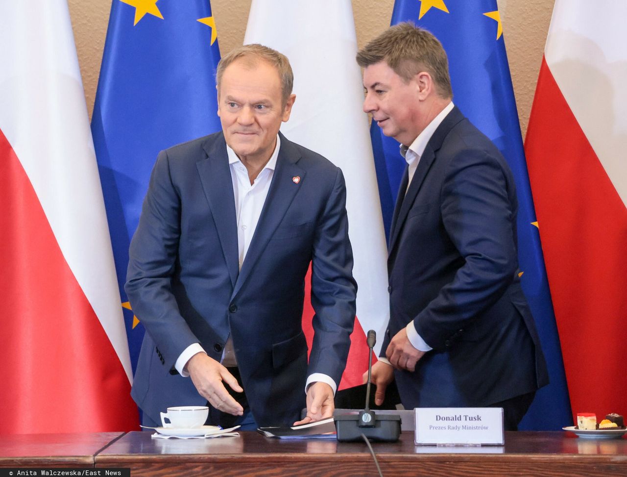 Donald Tusk i Jak Grabiec