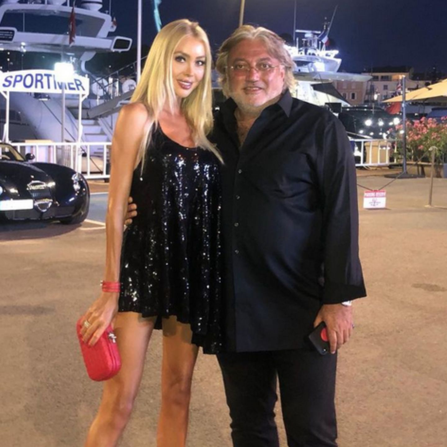 Julia Dybowska i Robert Tchenguiz