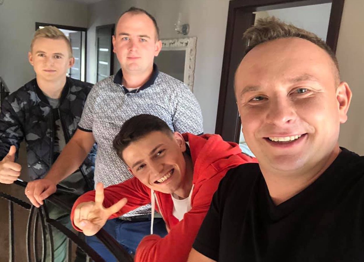 Marcin Felek z zespołem NoLime