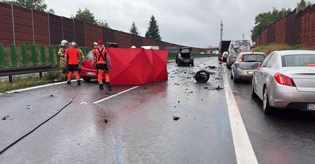 Zawrócił, bo nie chciał czekać w korku. Zginął na miejscu