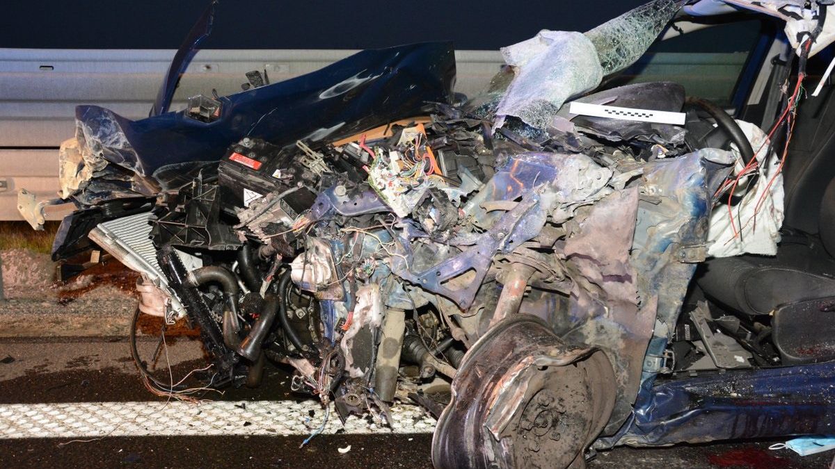 Wypadek na autostradzie A4 