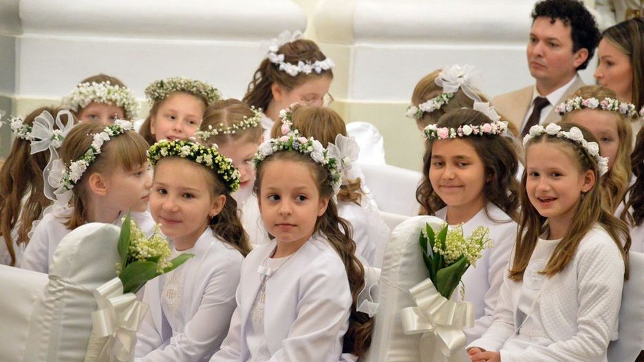 Pierwsza Komunia Święta w klasztorze kapucynów
