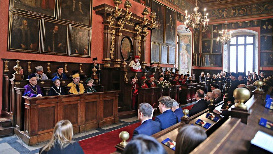 W Auli Collegium Maius odbywają się m.in. uroczystości nadania doktoratu honorowego i habilitacji, również konferencje, sesje naukowe, koncerty