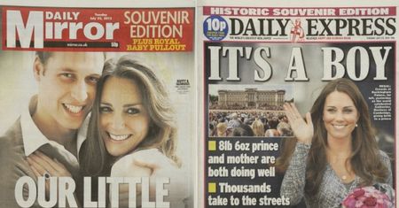 Brytyjska prasa oszalała na punkcie ROYAL BABY (ZDJĘCIA)