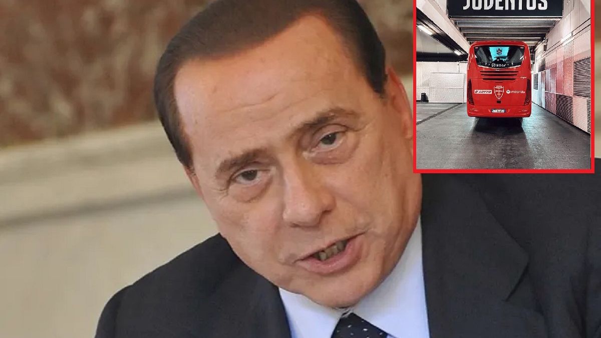 Silvio Berlusconi i autokar Monzy