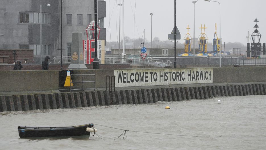 Falochron w Harwich