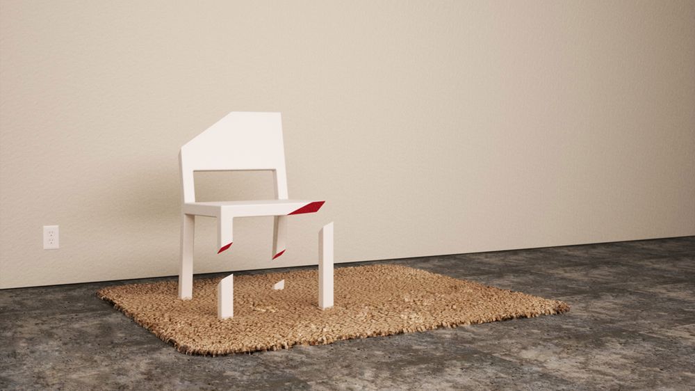 Cut Chair - jak to możliwe, że stoi? 1