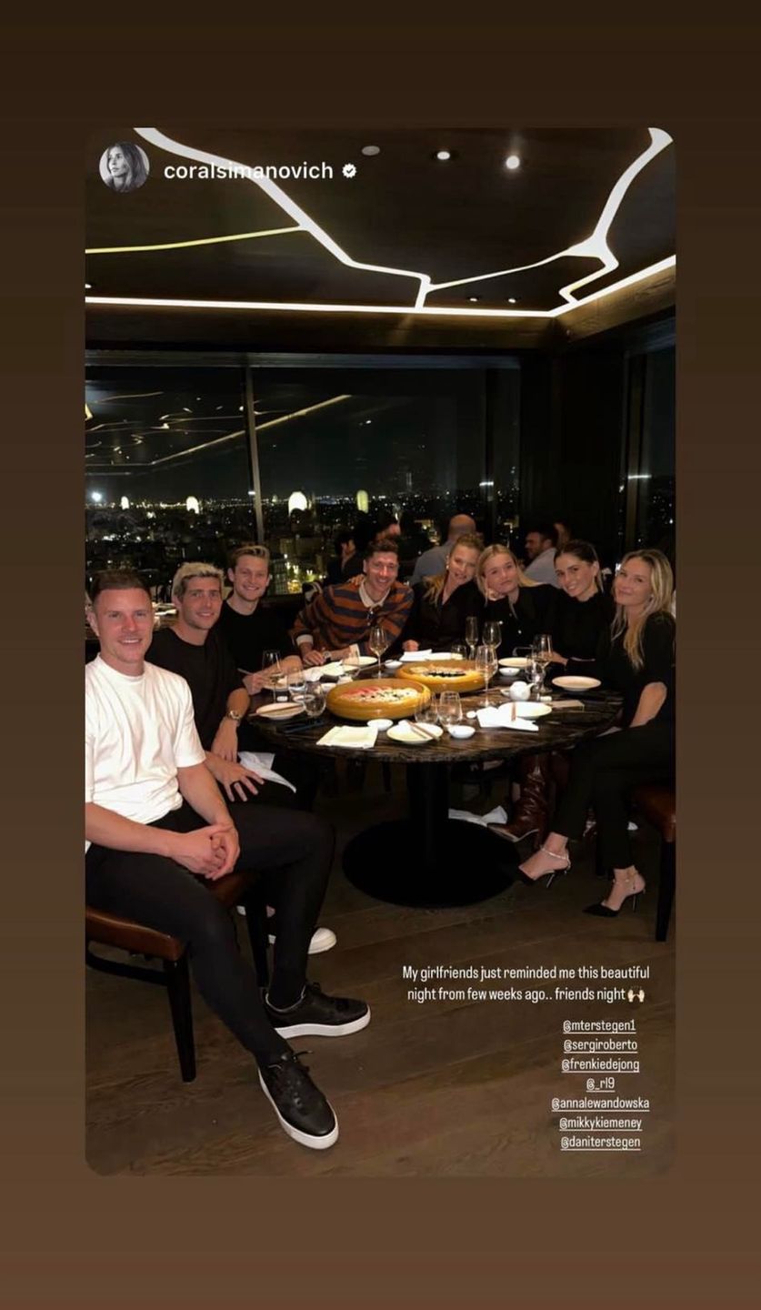 Robert i Anna Lewandowscy na wyjściu z FC Barceloną