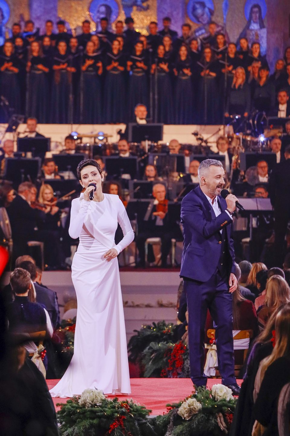 Dorota Gardias w białej sukni 