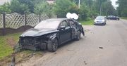 Działacz PiS rozbił auto żony. Miał sądowy zakaz prowadzenia pojazdów
