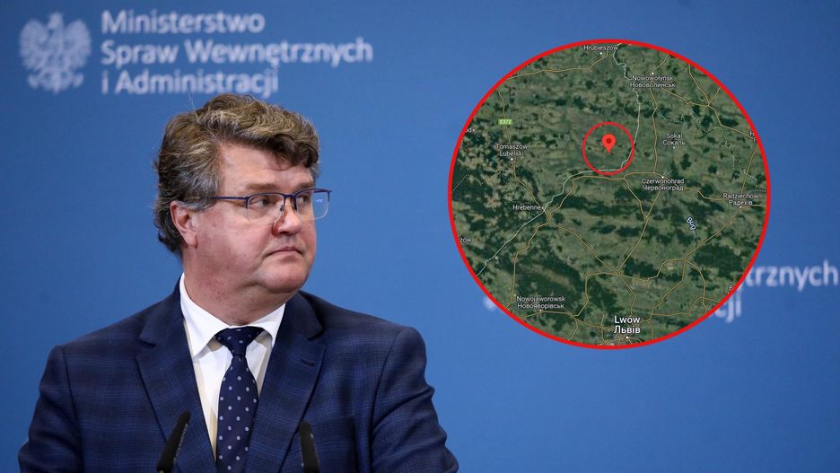 Eksplozja w Przewodowie. Wiceminister: nie wiem, co się stało