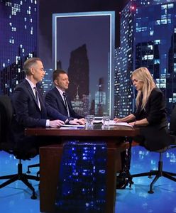 "Nie dotykaj mnie". Schreiber reaguje w studiu TVN24