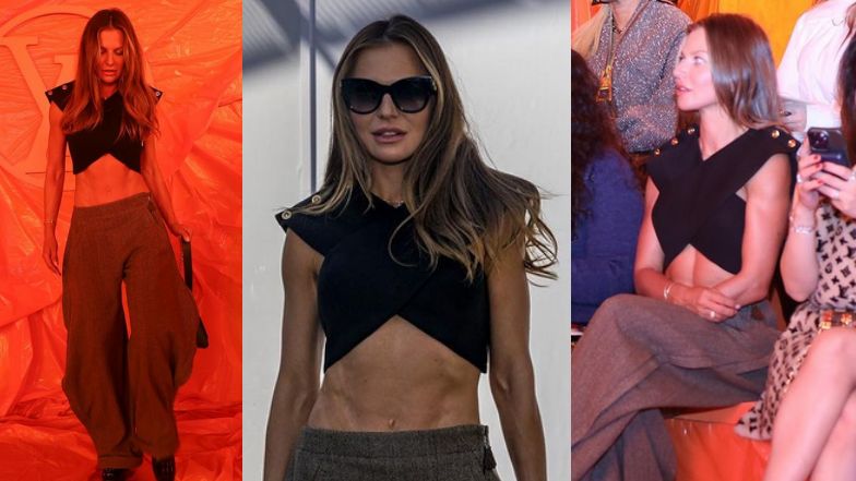 Anna Lewandowska podbija Paris Fashion Week, chwaląc się wyrzeźbionym brzuchem. Ogień? (ZDJĘCIA)