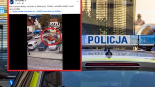 Zaskakujące sceny na rynku w Zakliczynie. 78-latka uszkodziła sześć aut