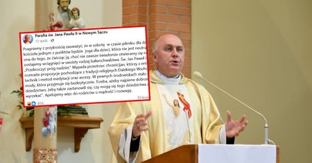 Afera w Nowym Sączu. Proboszcz tłumaczy się z wpisu parafii