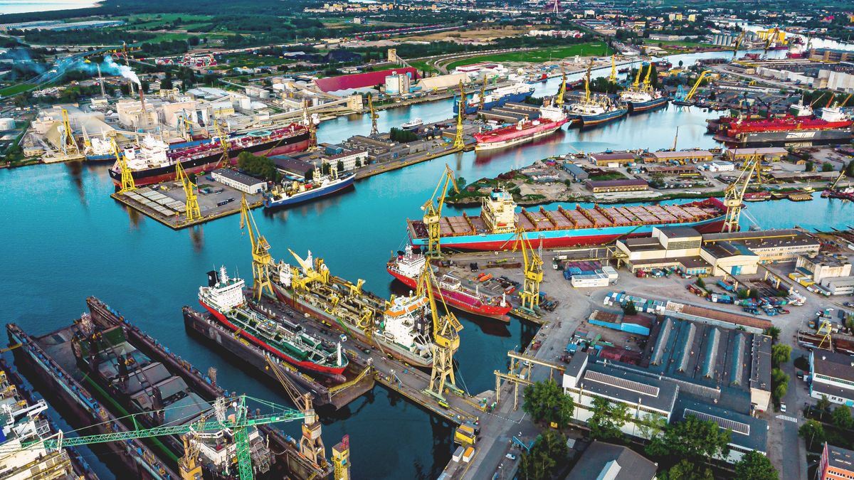 Na zdjęciu port w Gdańsku