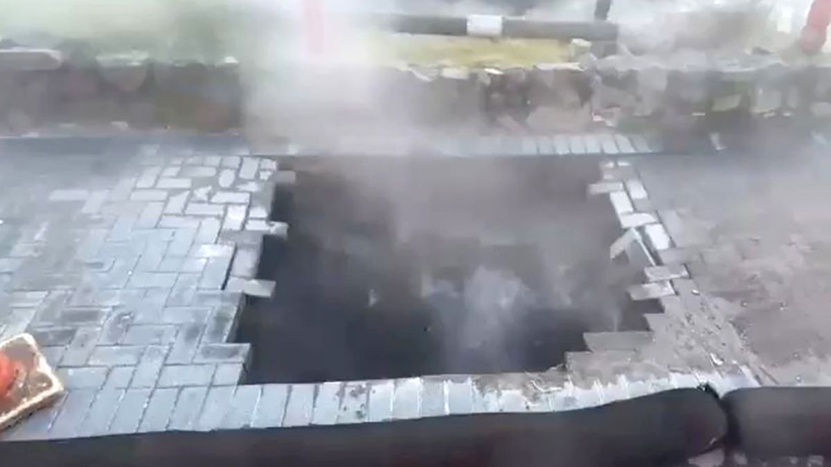 Pod turystyką nagle zapadła się ziemia