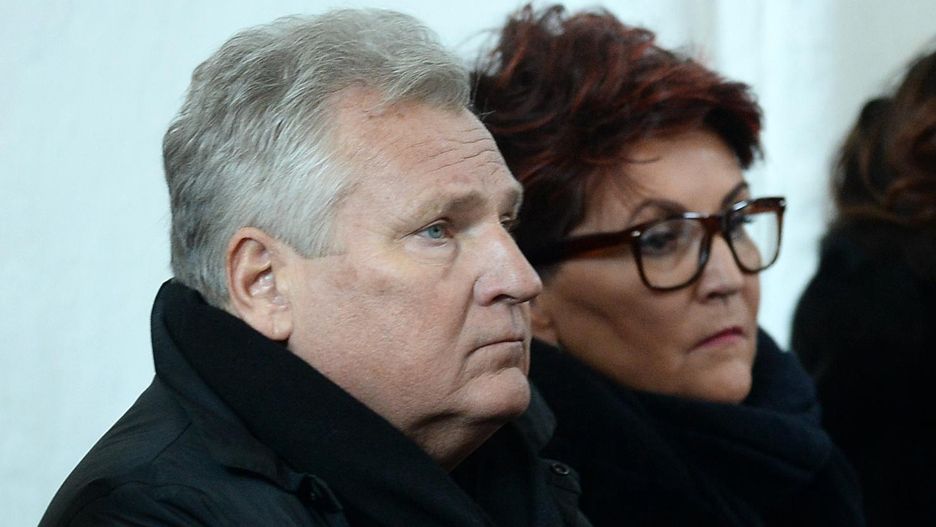 Kwaśniewscy pożegnai bliską im osobę