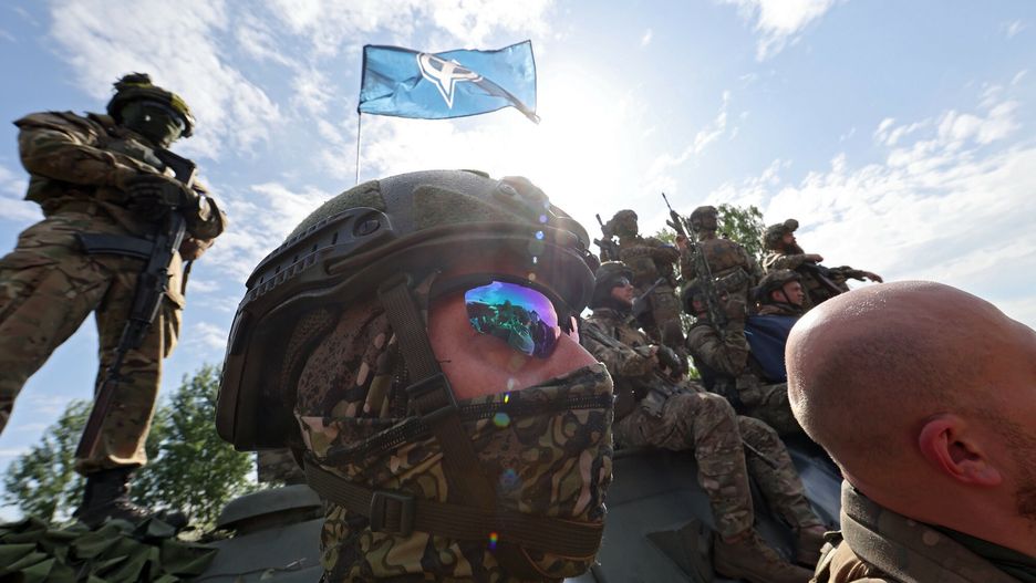 Przeciwnicy Putina z Legionu "Wolność Rosji" 