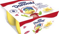 Danonki reklamowane w nowych opakowaniach