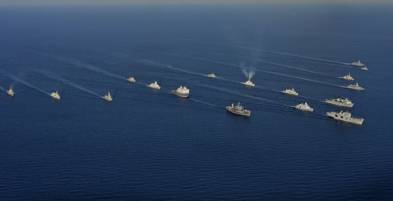 Jednostki NATO na morzu.