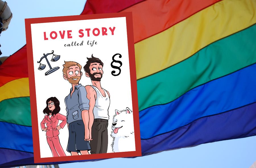 Pierwszy w Polsce komiks dla osób LGBTQ+. Jelonek i Kubiak z "Love Story Called Life"