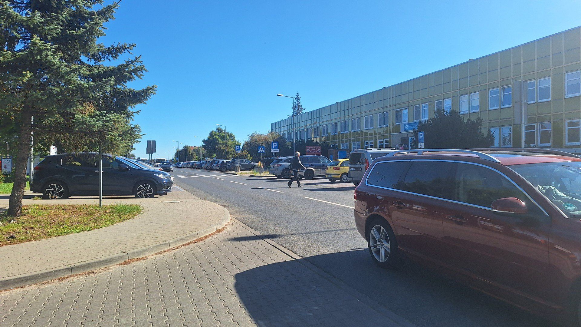 Parkingi przy szpitalu w Gorzowie