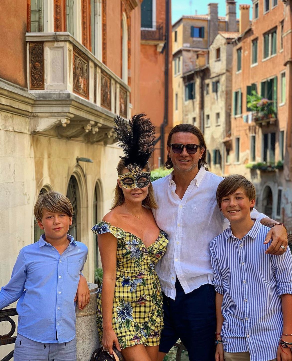 Małgorzata Rozenek z rodziną na wakacjach w Wenecji