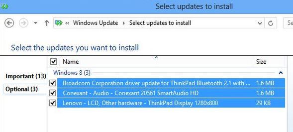 Windows 8 - aktualizacje sprzętowe