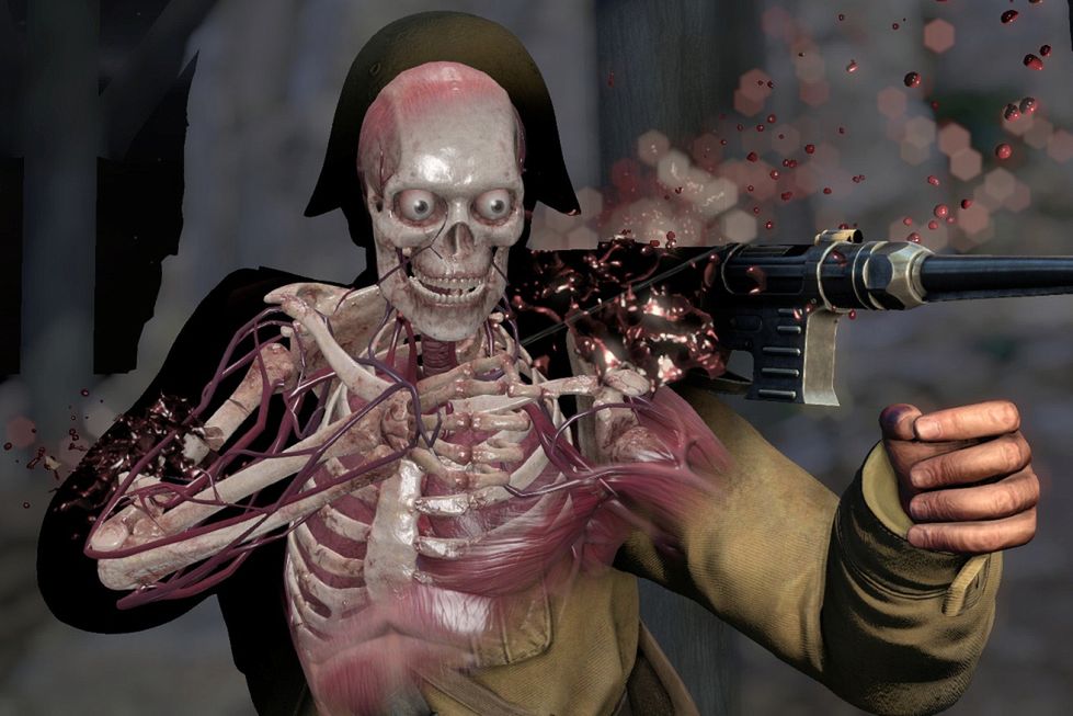 Sniper Elite III: Afrika — ręka, noga, mózg na ścianie
