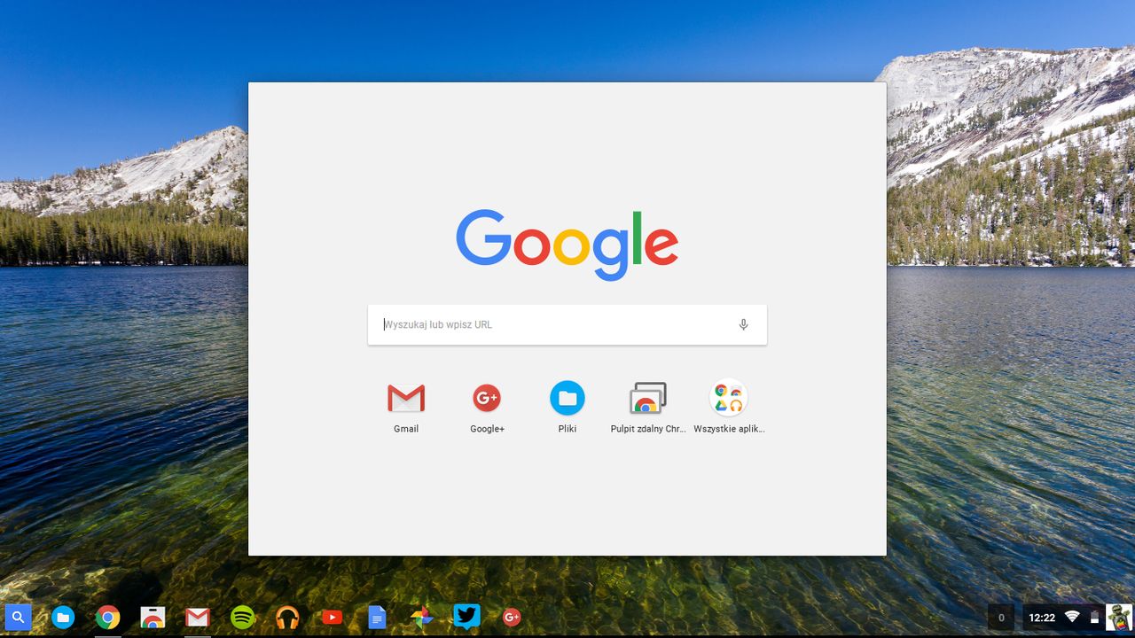 Po uruchomieniu menu wyszukiwania, dostajemy listę ostatnio używanych aplikacji oraz katalog z wszystkimi, zainstalowanymi na Chromebooku aplikacjami.