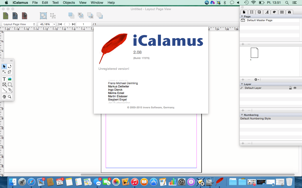 Program Calamus jest ciągle rozwijany... na OS X. Historia czasem jest naprawdę pokręcona. Program który z Atari miał wyprzeć Apple z DTP przeżył tylko na Apple.