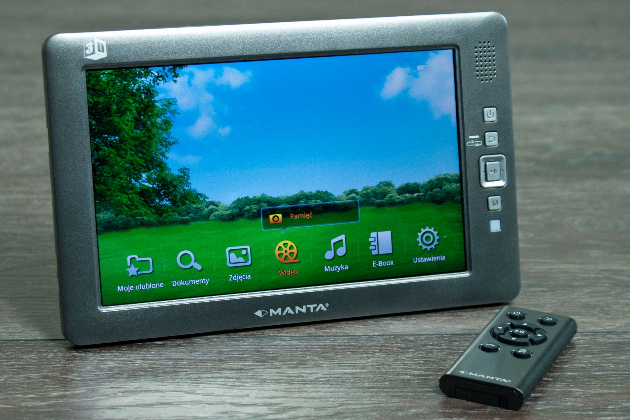 Manta Multimedia Player PMP01 — 2D w 3D i do tego jeszcze w HD 5