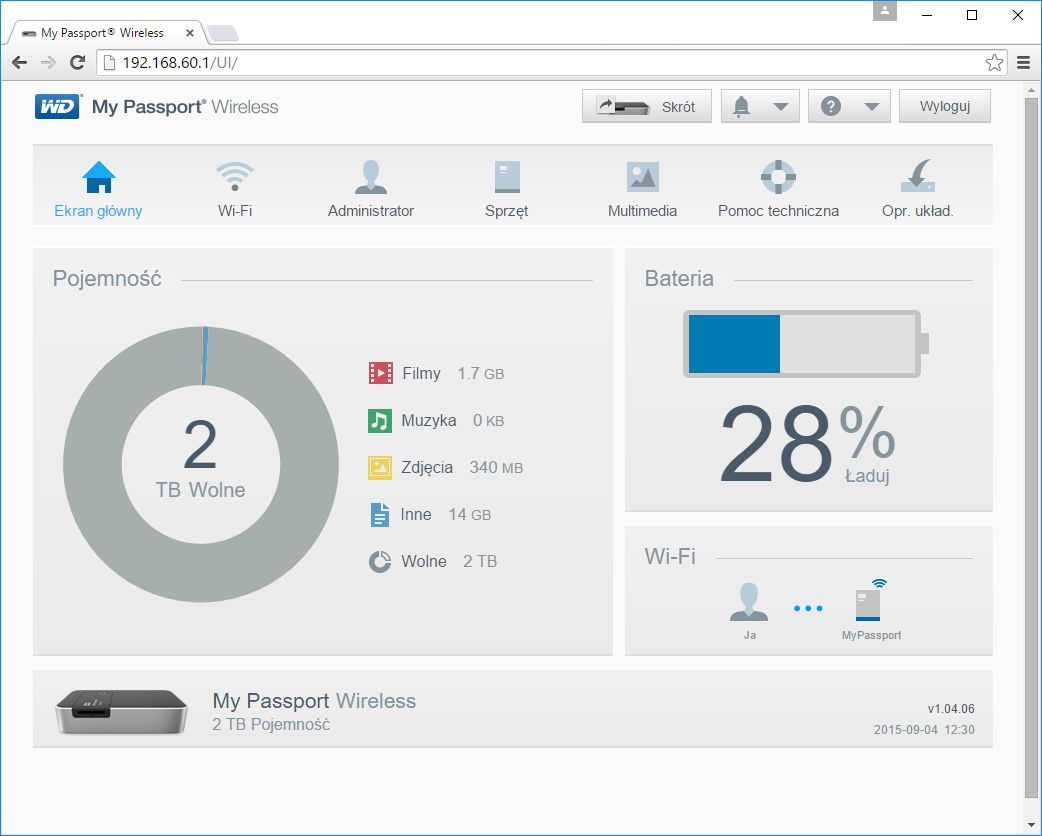 My Passport Wireless 2TB — test (nie)zwykłego dysku przenośnego 9